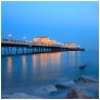 slides/Wothing Pier at Night.jpg sunrise sunset worthing west sussex coastline water seafront beach sand silhouette orange ball shoreham iceland volcano yellow long exposure milky ethereal sewage outlet outflow Wothing Pier at Night